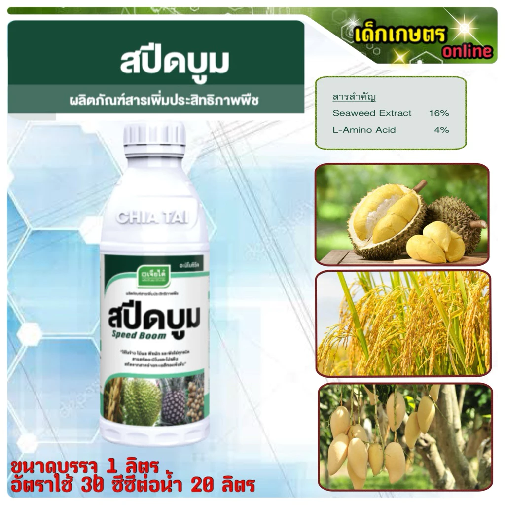 สปีดบูม (สาหร่าย) เจียไต๋ ขนาด 1 ลิตร