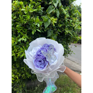 ❌รีบใช้แจ้งในแชท❌ช่อดอกกุหลาบริบบิ้น ดอกกุหลาบกริตเตอร์ 🌹 3 ดอกขึ้นไปแถมผีเสื้อ 7ดอกขึ้นไปแถมผีเสื้อ+มงกุฎ