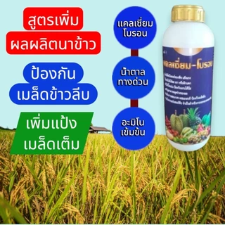 🌿แคลเซียมโบรอน🌱🌴 คีเลต อะมิโนสูตรเข้มข้น ขั้วเหนียวผสมเกสรป้องกันผลแตกใช้ดีแน่นอน