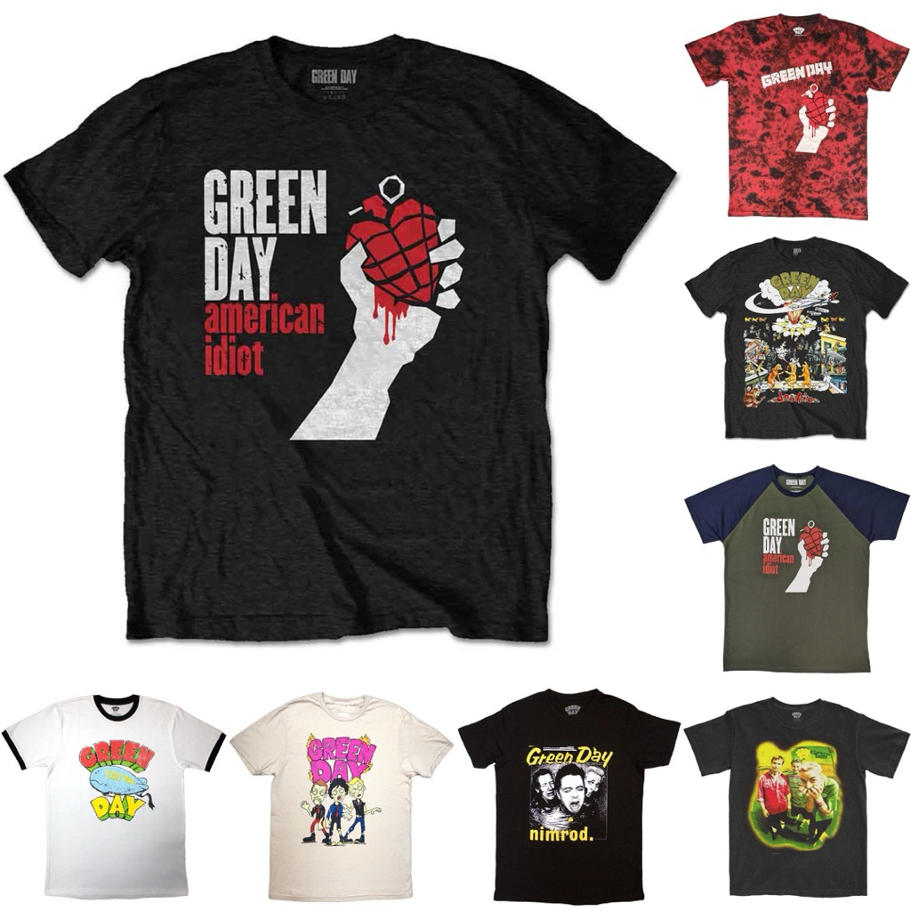 🇬🇧เปิด PREORDER เสื้อวงดนตรี GREEN DAY T-SHIRT ลิขสิทธิ์ของแท้ UK 🤘🔥