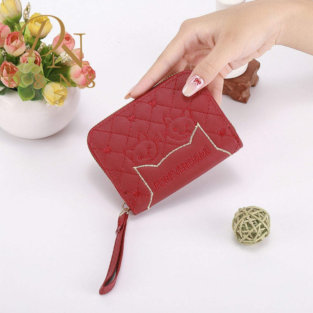 SA51#กระเป๋าสตางค์ราคาถูก กระเป๋าสตางค์ใบสั้น 📌มีซิปใบสำหรับใส่เหรียญ  วัดสุด:หนังPU รุ่นใหม่！ - รูปที่ 3