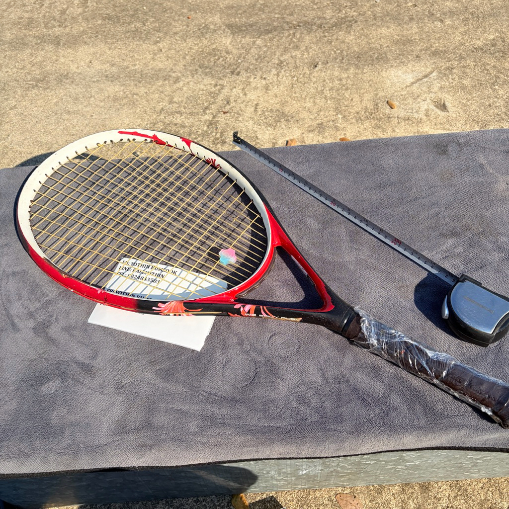 ไม้เทนนิส WILSON Ncode W2 Spicy ruby  หน้า 117sqin น้ำหนัก 253g กริ๊ป 2 มือสองสวยๆจากญี่ปุ่น