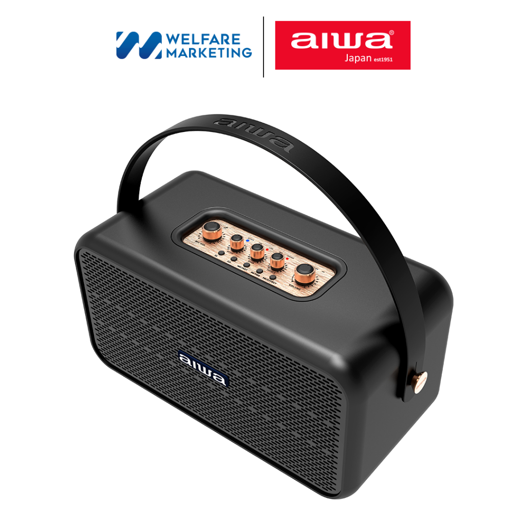 [ผ่อน 0%] AIWA Gravity Beat II Bluetooth Speaker ลำโพงบลูทูธพกพา