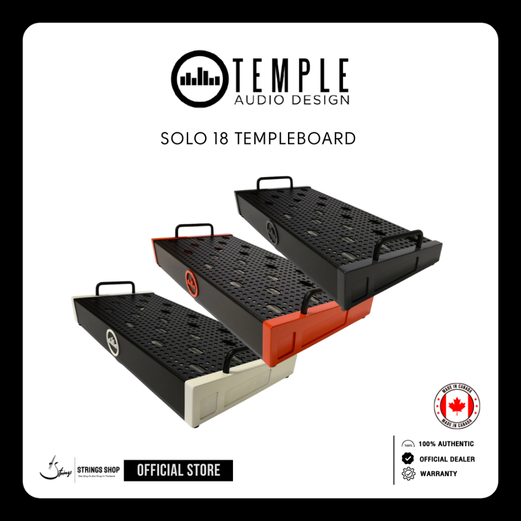 บอร์ดเอฟเฟค Temple Audio SOLO 18 Templeboard (SOLO-18-GM,SOLO-18-VW,SOLO-18-TR)