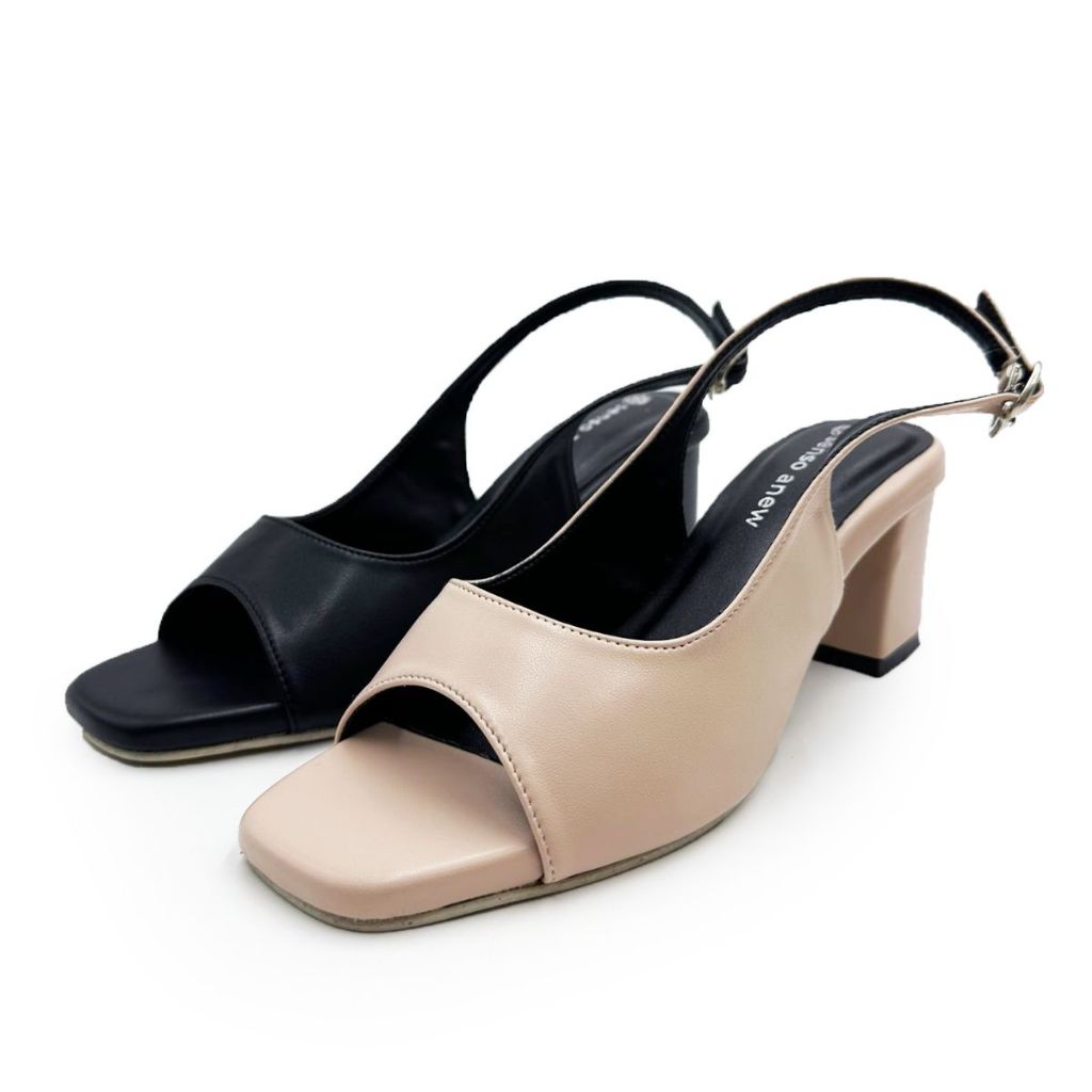 SENSO ANEW รองเท้าแม็กซี่รัดส้นมีสายหลังหนังพียู รุ่นAE58063 (Rita)