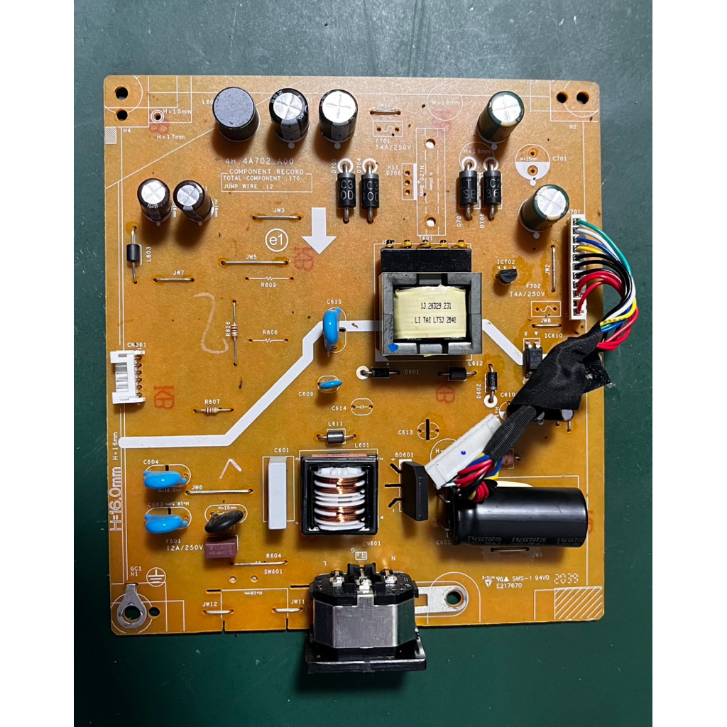 ACER VG220Q VG220Q BMIIX เมนบอร์ดไฟ ของจอ Acer