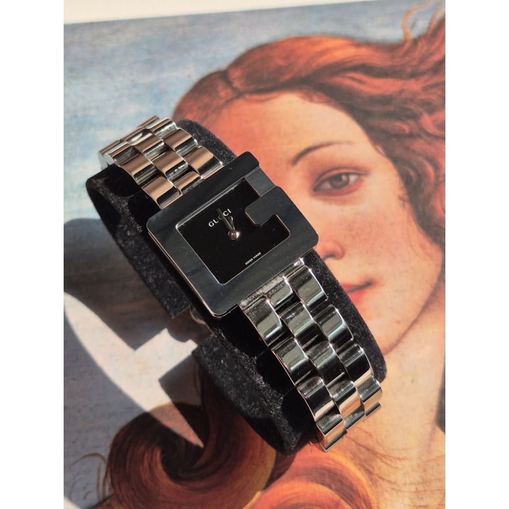 GUCCI 3600L 🇮🇹 แท้ 💯 นาฬิกาผู้หญิงมือสอง ขนาด 23 mm ข้อ 16 cm