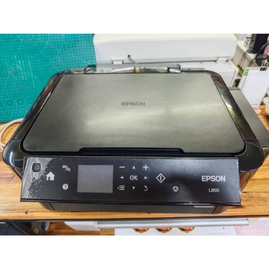 ปริ้นเตอร์มัลติฟังก์ชัน Epson L850 ระบบแท็งค์หมึกพิมพ์ไร้ขอบได้(รูปสินค้าจริง) มือสองหัวพิมพ์ปกติทุก