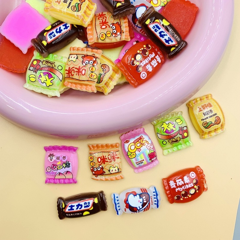 ่่j752 ลูกอมจิ๋วจำลองของเล่นงานดีไอวายแพ็คละ 10 ชิ้น