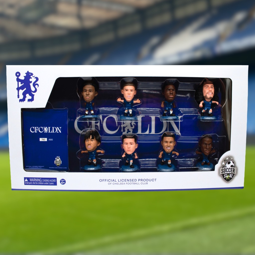 โมเดลนักฟุตบอล SoccerStarz เชลซี Team Pack 2025/26