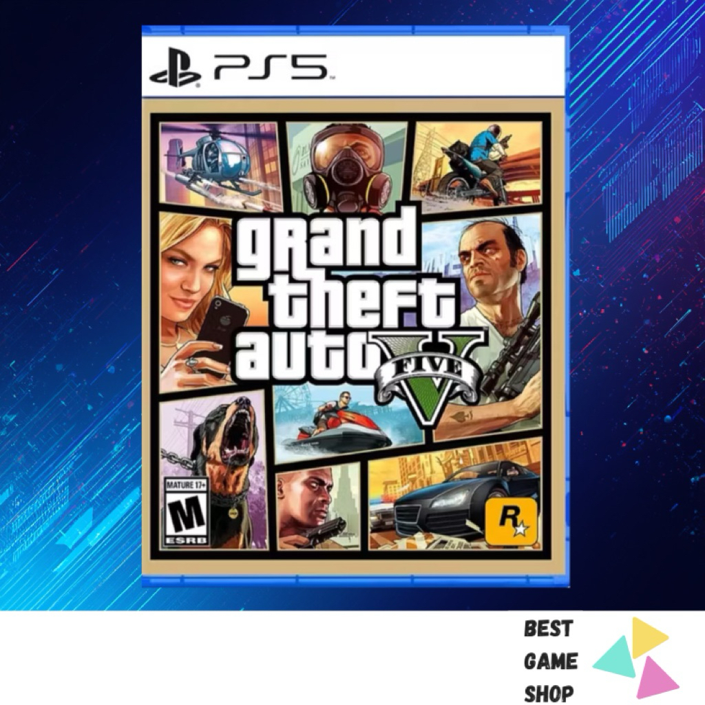 GTA V PS5 (แผ่นมือ2) (พร้อมส่ง) Gran Theft Auto PS5 GTA 5 PS5