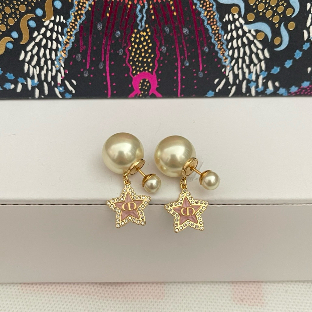 ต่างหู Dior Tribales Earring ต่างหูของแท้100%