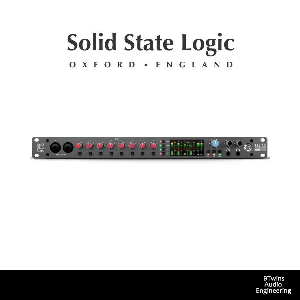 SSL 18 Audio Interface 32 bit 192 kHz | BTwins Audio Engineering