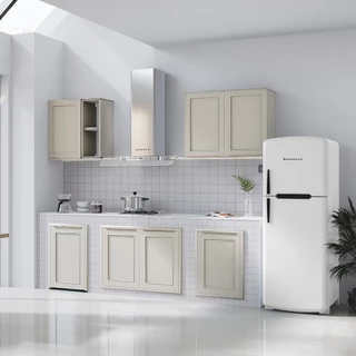 65บานซิงค์ถังแก๊สลายเวนิส สีโธฟูมือจับโปรไฟล์ SOFT CLOSE ขนาด 50.8x73.8x8.5ซม.