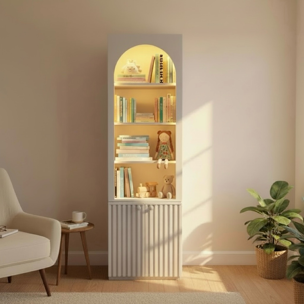 ชั้นวางของ ตู้โชว์ ตู้วางตุ๊กตา ชั้นวางหนังสือ รุ่น SHOW9 (60x30x200 ซม.) รวมส่ง