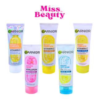 โฟมล้างหน้าการ์นิเย่ วิตามินซี เฟส วอช / แอนตี้-แอคน่ GARNIER SKIN NATURALS  ปริมาณ 100 มล.