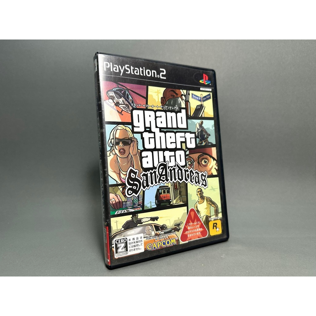 (3) แผ่นแท้ Play Station 2(japan)(ps2)  Grand Theft Auto: San Andreas  GTA