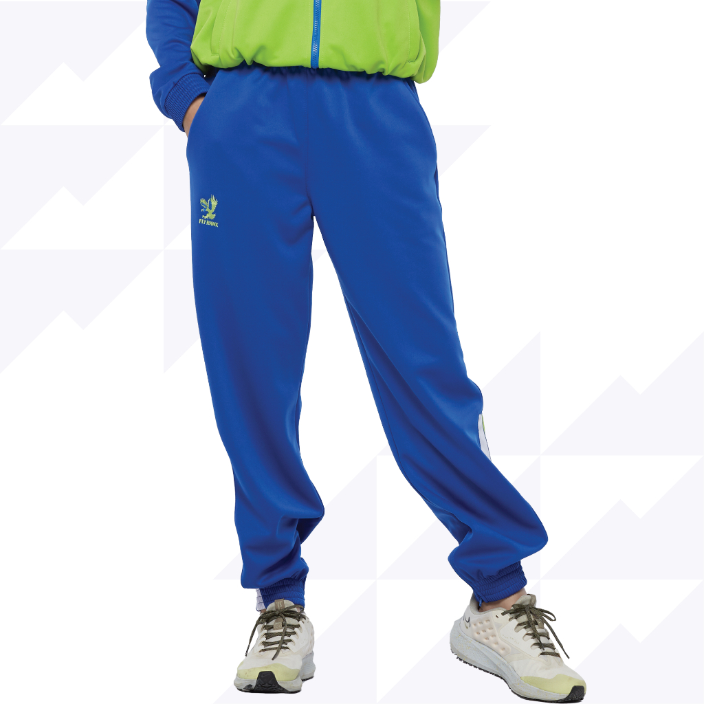 กางเกงวอร์มขาจั๊ม ผู้ใหญ่  FLY HAWK รุ่น B-101  สวมใส่ได้ทั้งชาย หญิง มีกระเป๋า2 ข้างและซิป