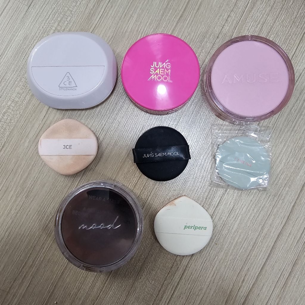 ขายตลับเปล่า คุชชั่น แถมพัฟ 3ce jsm amuse peripera