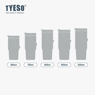 [ประกัน 1 ปี] TYESO แก้วเก็บความเย็น สเตนเลส 304 รุ่น 33# แก้วน้ำเก็บความเย็น กระติกเก็บความเย็น กระติกน้ำเก็บความเย็น