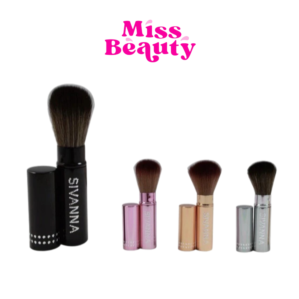 BR-09 Sivanna Colors brush 4 colors ซีเวนน่า แปรงแต่งหน้า แปรงปัดแก้ม แปรงมีปลอก