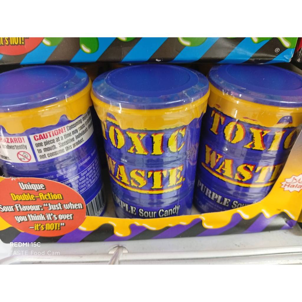 TOXIC WASTE Sour Candy PURPLE *** UK IMPORT ***