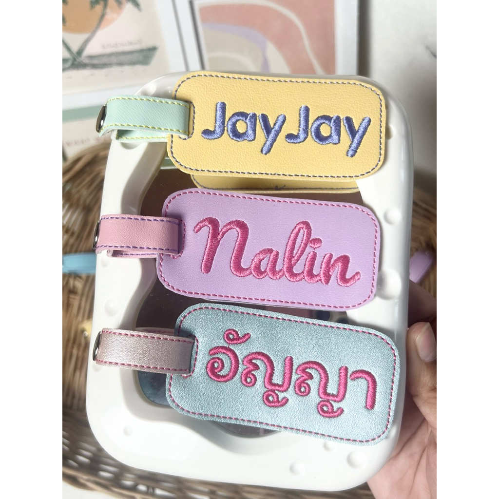 tag หนังปักชื่อให้ฟรี แจ้งชื่อสีหนังสี่ตัวอักษรในแชทได้เลยค่ะ รูปที่ 3