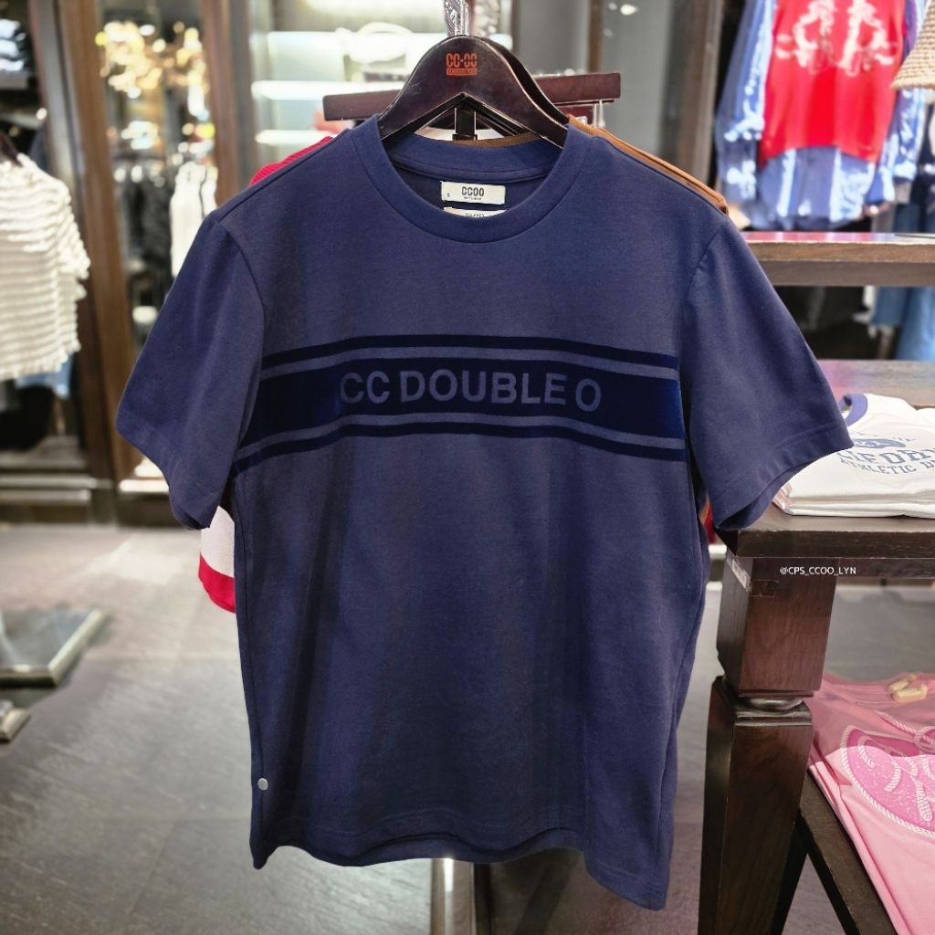 🛍 เสื้อยืด CC DOUBLE O CCOO ผู้ชาย คอลใหม่ล่าสุด ของแท้💯% จัดส่งพร้อมถุงShop