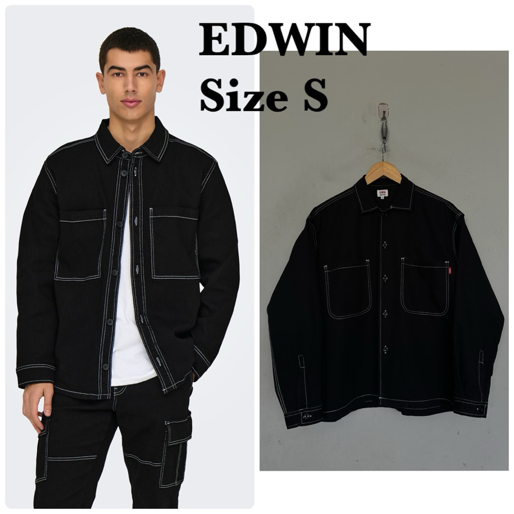 EDWIN เสื้อแจ็คเก็ต Work Jacket มือสองของแท้