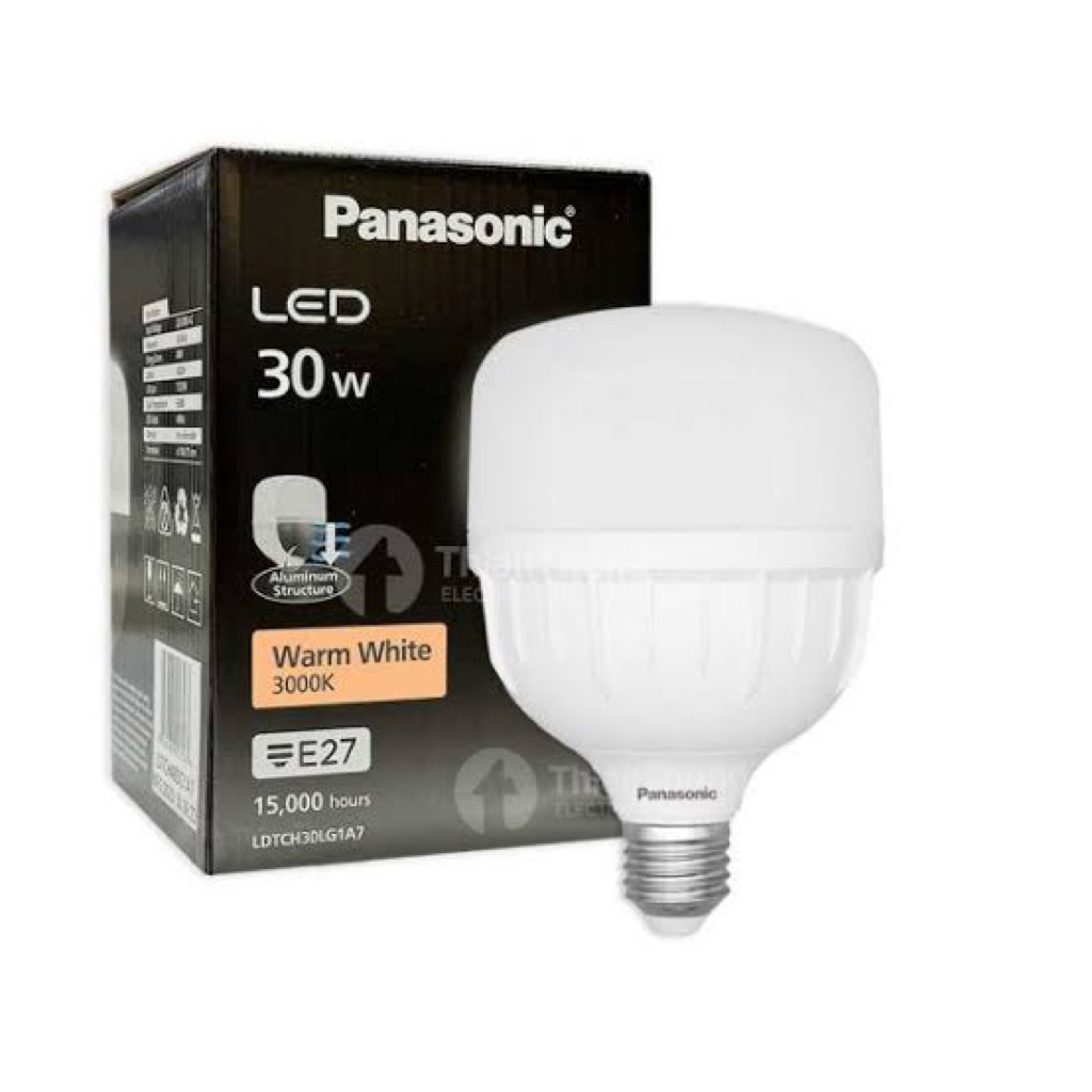 หลอดไฟ Panasonic รุ่น ECO Lotus แท้100% ทรงกระบอก ประหยัดไฟ LED