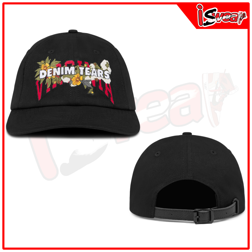 หมวก Denim tears Virginia Cap Black ของแท้💯