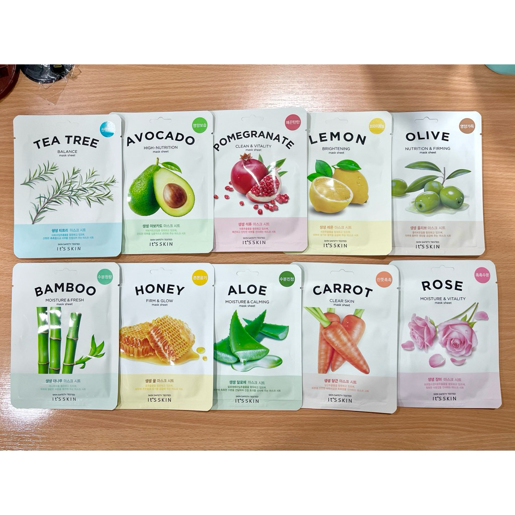 มาส์กหน้า/ชีทมาส์ก Mask sheet It’s Skin