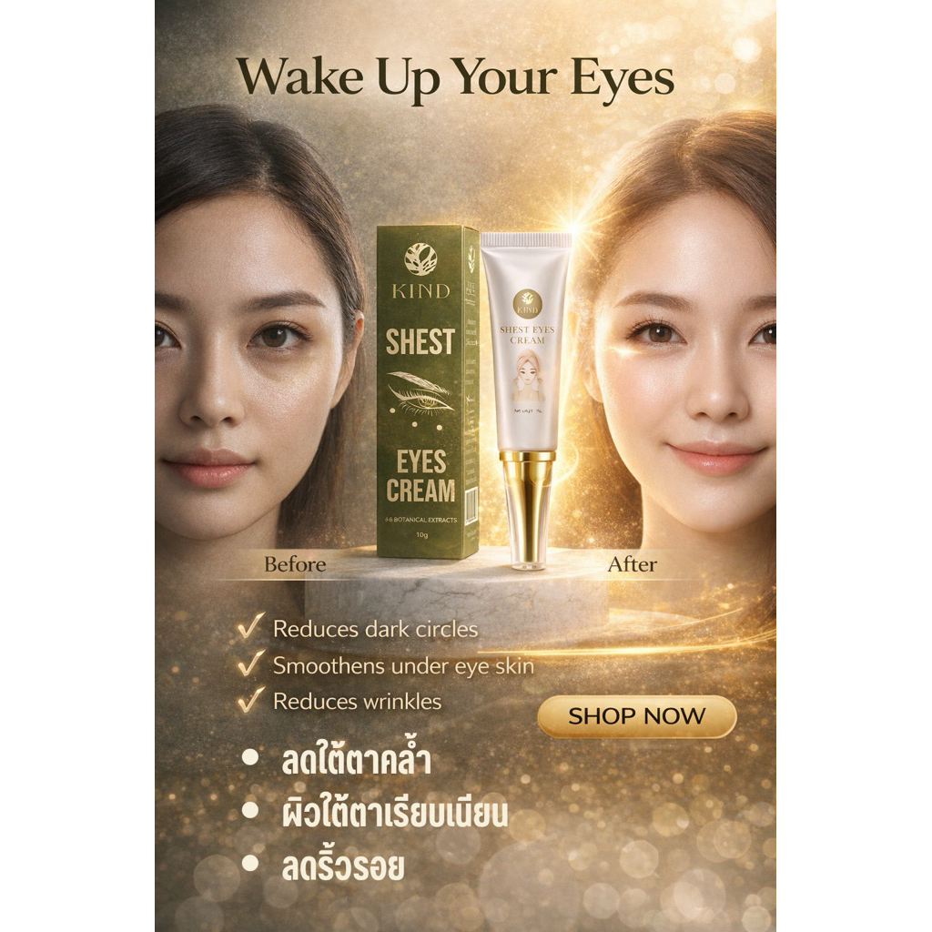 KIND SHEST EYES CREAM ครีมบำรุงใต้ตา