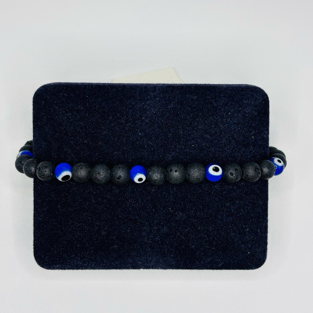 สร้อยข้อมือลูกปัดหิน evil eye ของแท้จากตุรกี