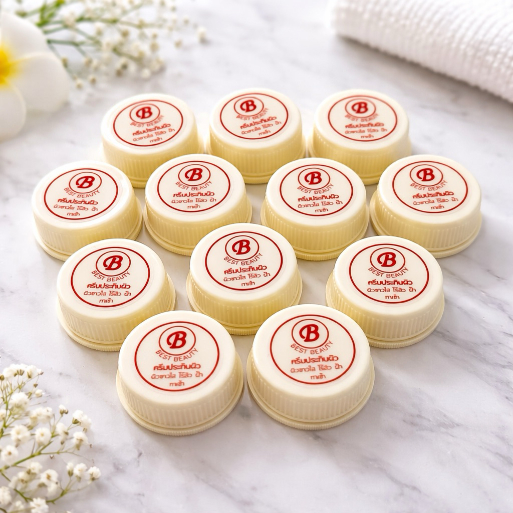 (12ชิ้น)ครีมกันแดดบิวตี้เบส 3 กรัม ปกป้องผิวจากรังสี UV ทุกวัน