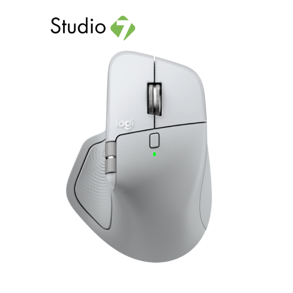 เมาส์ไร้สาย Logitech MX Master 4 for Mac White Silver by Studio7