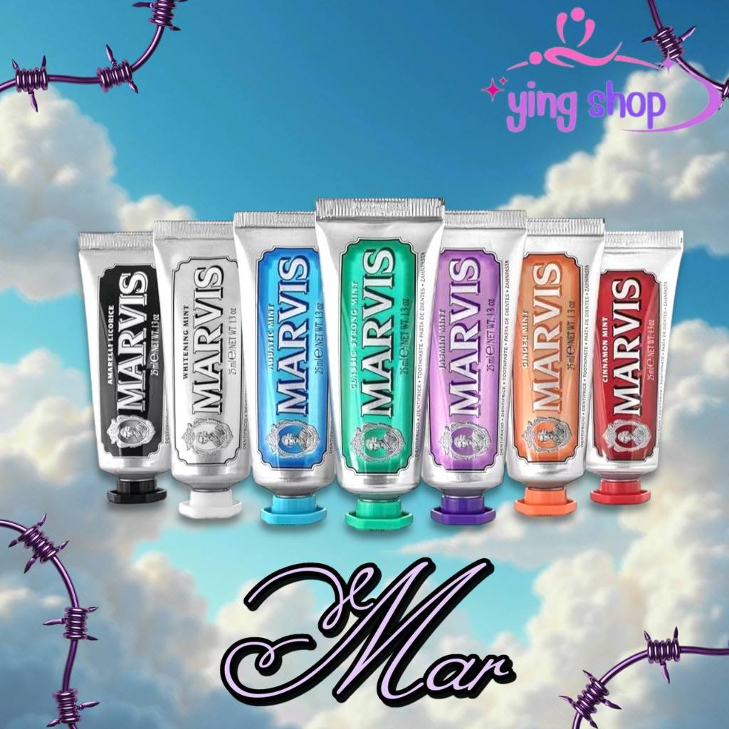 พร้อมส่ง MARVS Toothpaste 85ml ยาสีฟันสุดหรูระดับพรีเมี่ยม จากอิตาลี ของแท้ 100%