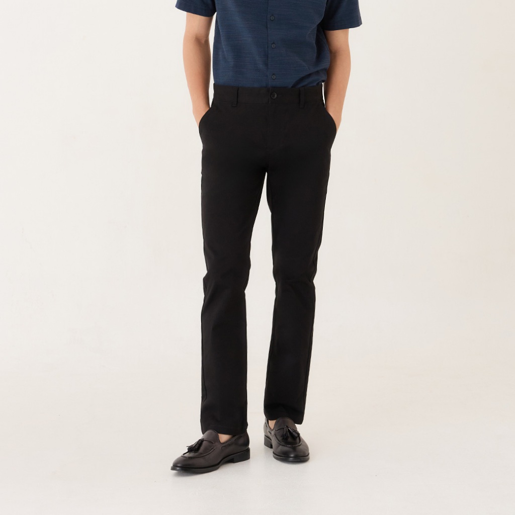 Khaki Bros. - คาคิบรอส - Chino Pants Tapered Fit - กางเกงชิโน่ขายาว ทรง Tapered Fit - KM26A003