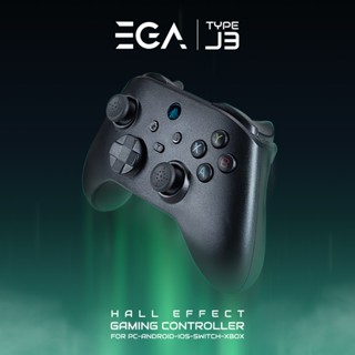 EGA TYPE J3 Hall Effect Gaming Controller จอยเกมมิ่งไร้สาย ข…