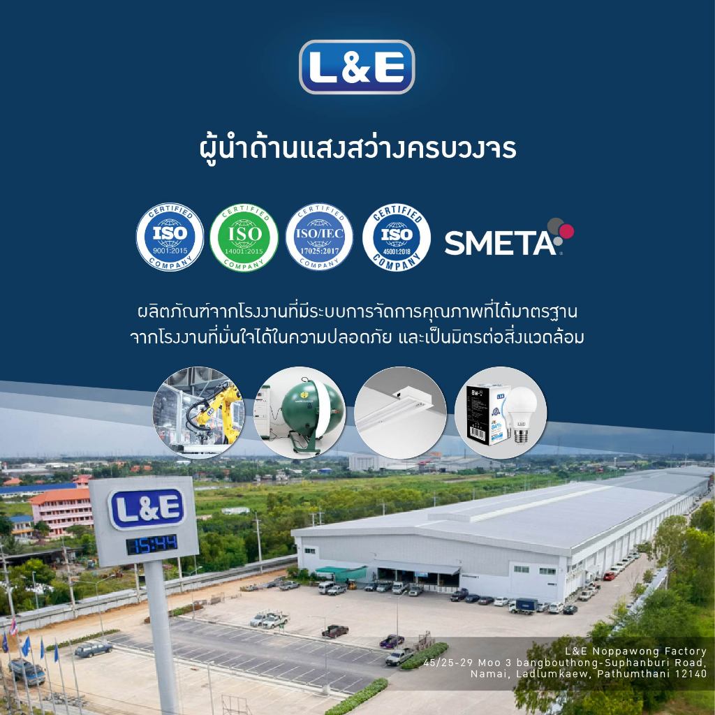 LUMAX Downlight โคมไฟดาวน์ไลท์ฝังฝ้า PANEL LED ทรงกลม 9w มีแสงให้เลือก 3 แสง (Warm,Cool,Day)รุ่น RPL130 ราคา ถูกที่สุด ดีลบีเคเค แกลเลอรีภาพที่ 8