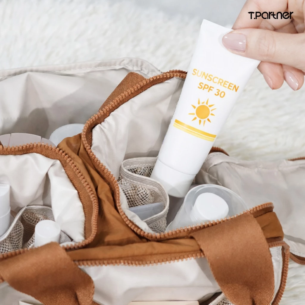 Tpartner Makeup Bag กระเป๋าจัดระเบียบเครื่องสำอาง จุเยอะ ใส่ได้ครบทั้งเมคอัพ สกินแคร์ โฟมล้างหน้า thumbnail 10