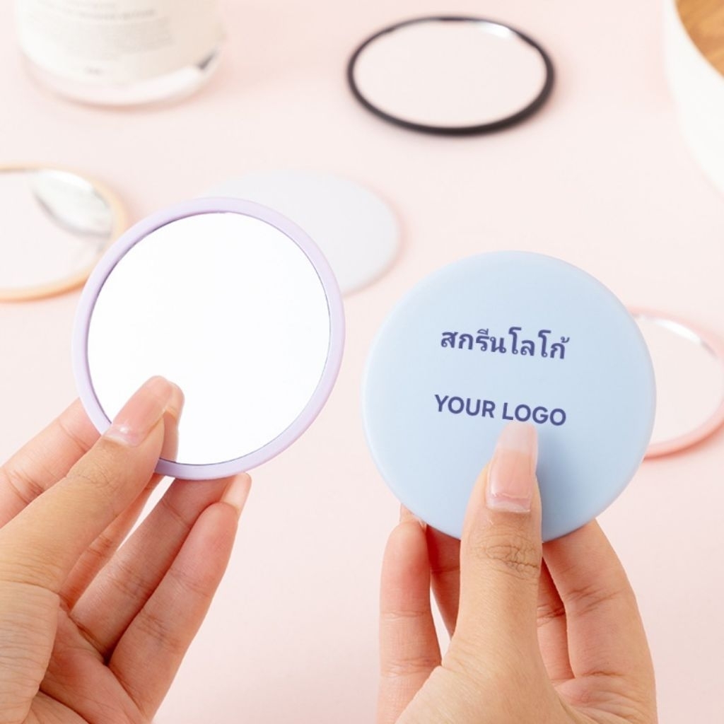 กระจกพกพา กรีนโลโก้ได้ MRR-006