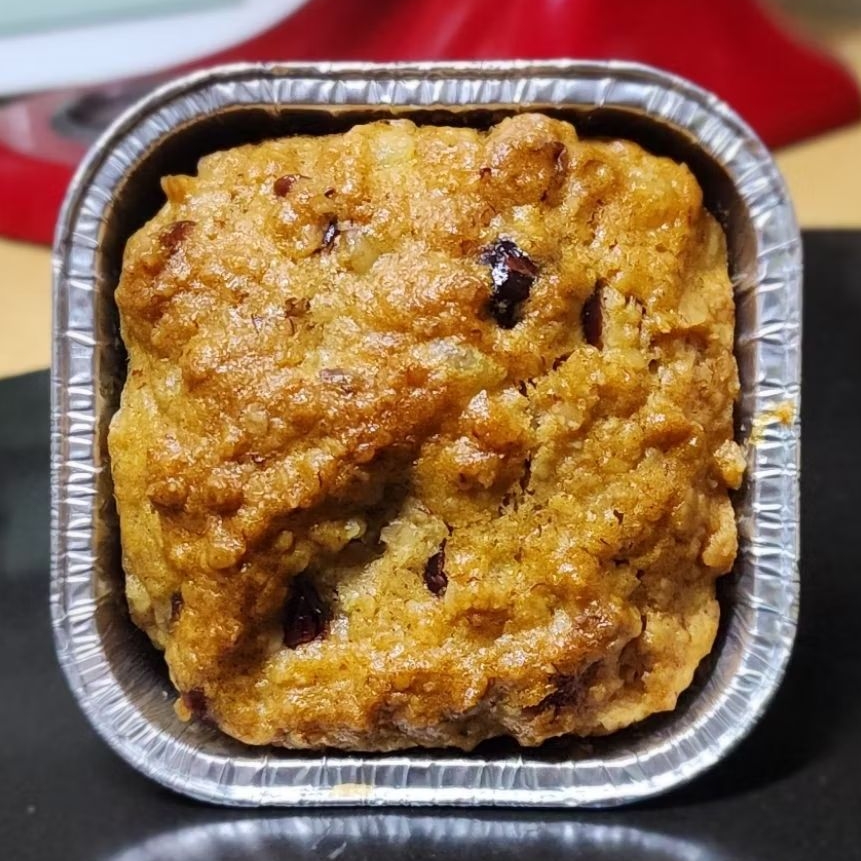 เค้กกล้วยหอมธัญพืช ธัญพืชอัดแน่น หอม อร่อยมาก.