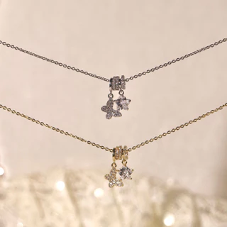 Socrush.bkk | FAIRY BLINK necklace🧚🏻‍♀️✨ | SN-002 | สร้อยคอ จี้ดาว จี้ผีเสื้อ