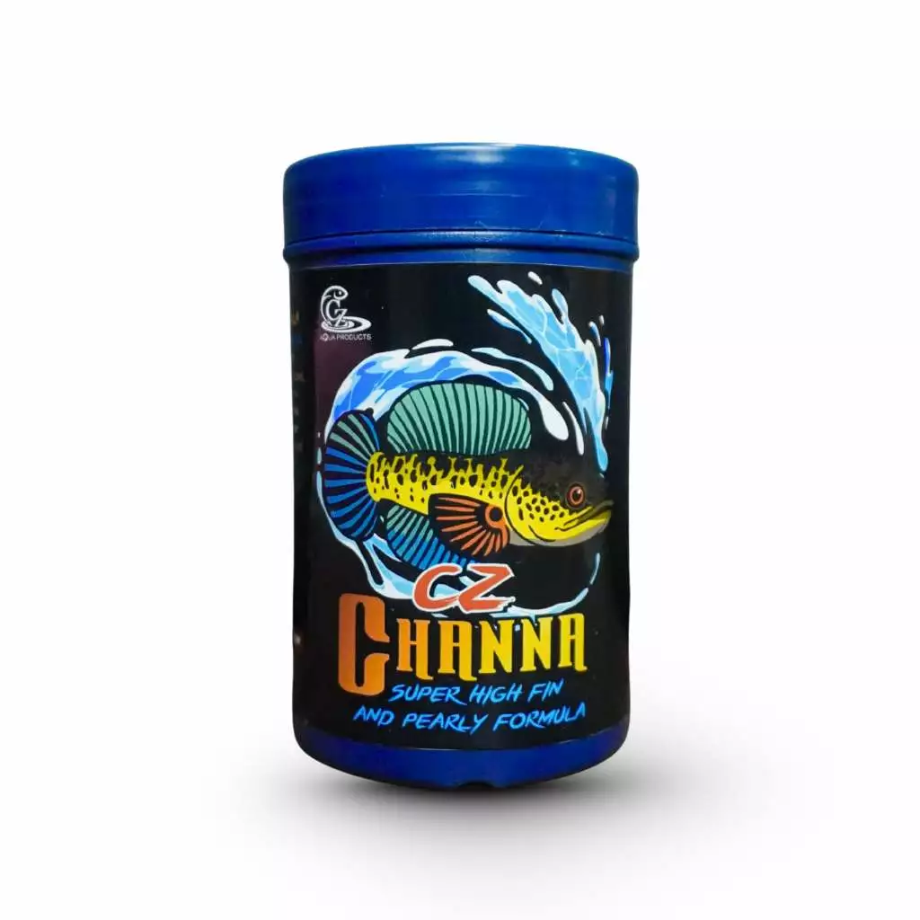 อาหารปลาช่อน CZ Channa super high fin and pearly 50 กรัม