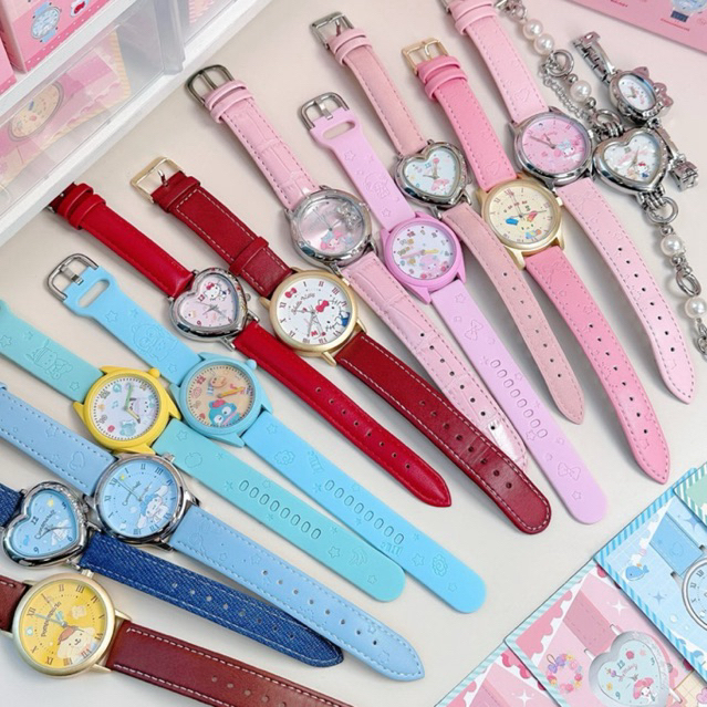 🌷⌚️ ; ( พร้อมส่งในไทย ) แบบสุ่ม - Sanrio x Toptoy
