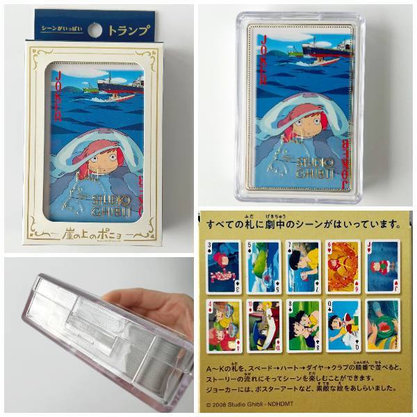 42 Ponyo on the Cliff Scene-filled Playing Cards Studio Ghibli Trump JP New 【Direct from Japan】