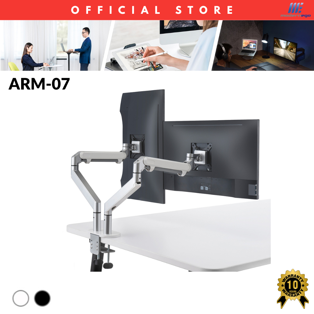 ModernEgo ขายึดจอคู่สปริงก๊าซ 17-34 Inch ARM-07