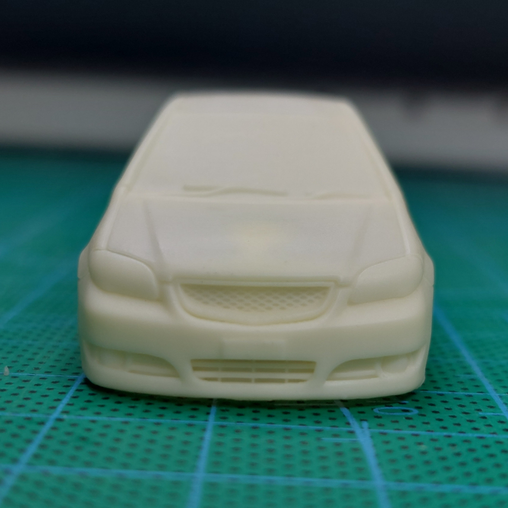 โมเดลวีออสเจน1 รถโมเดลเรซิ่น งานดิบ สเกล1/64 TOYOTA Vios Gen1