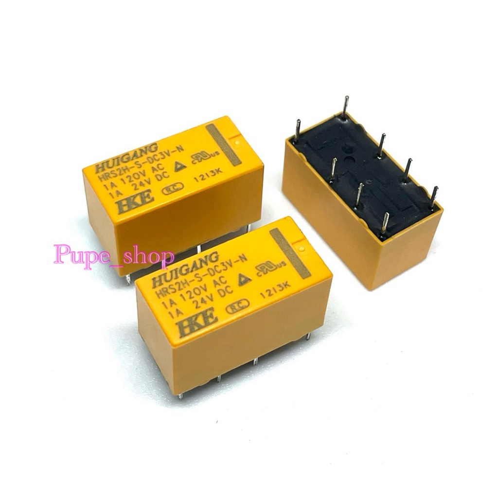 รีเลย์ DIP8 HRS2H-S-DC3V DC5V DC9V DC12V DC24V-N 3V  5V 6V 9V 12V 24V